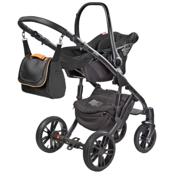 Scaun auto Caretero Mosca  0 luni - 2 ani / 13 kg / Black photo 2 Scaun auto Caretero Mosca  0 luni - 2 ani / 13 kg / Black photo 2