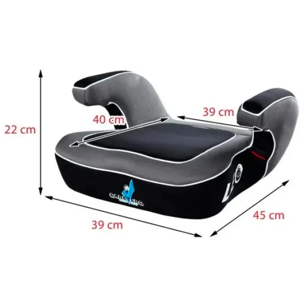 Scaun auto Caretero Leo  6 ani - 12 ani / 36 kg / Gray photo 5 Scaun auto Caretero Leo  6 ani - 12 ani / 36 kg / Gray photo 5