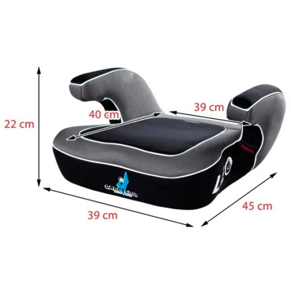 Scaun auto Caretero Leo  6 ani - 12 ani / 36 kg / Gray photo 5 Scaun auto Caretero Leo  6 ani - 12 ani / 36 kg / Gray photo 5