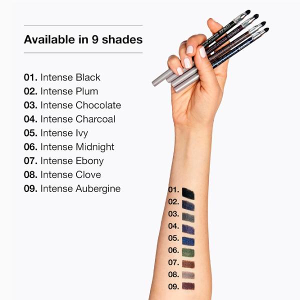 Карандаш для глаз Clinique Quickliner for Eyes Intense  / Ebony photo 2 Карандаш для глаз Clinique Quickliner for Eyes Intense  / Ebony photo 2
