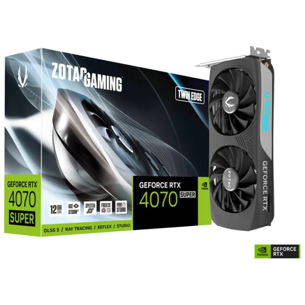 Placă video Zotac GeForce RTX 4070 Twin Edge PCI Express x16 4.0 / 12 GB photo 6 Placă video Zotac GeForce RTX 4070 Twin Edge PCI Express x16 4.0 / 12 GB photo 6