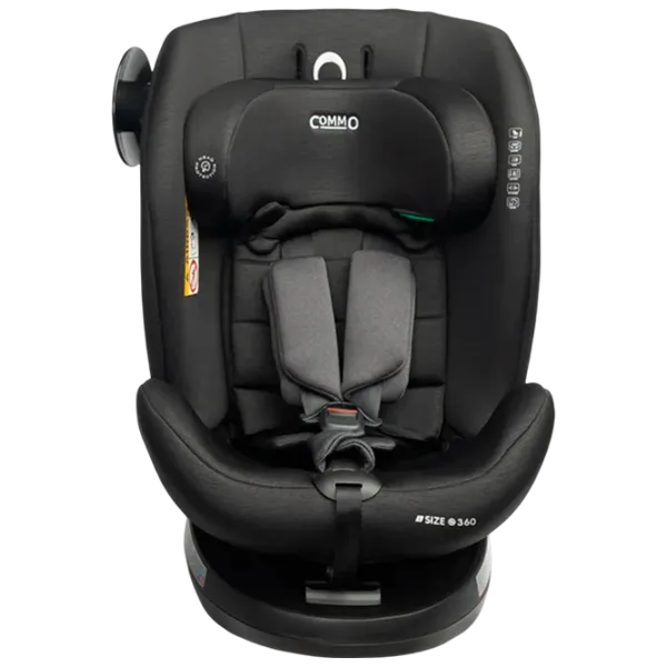 Scaun auto Caretero Commo  9 luni - 12 ani / 36 kg / Black photo 5 Scaun auto Caretero Commo  9 luni - 12 ani / 36 kg / Black photo 5
