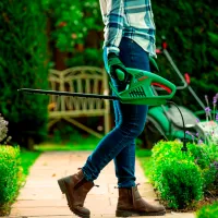 Mașină de tuns gard viu Bosch EasyHedgeCut / Green photo 3