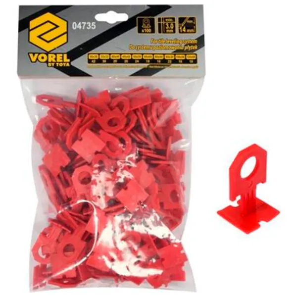 Clipsuri Vorel VOR04735 100 / Plastic photo 1