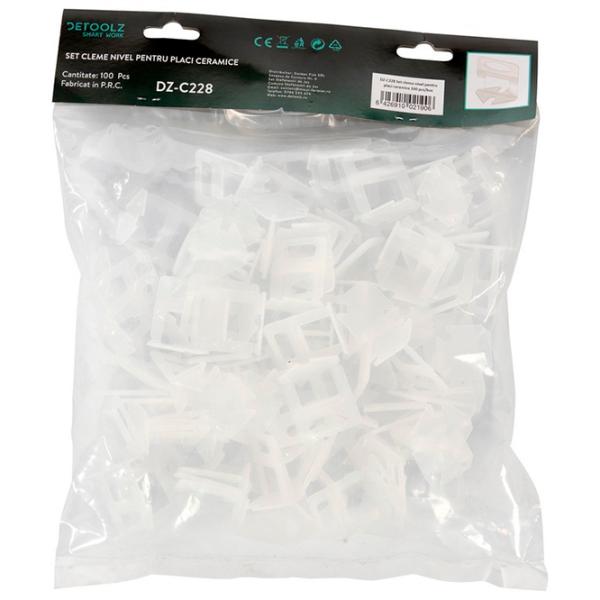 Clipsuri Detoolz DZ-C228 100 / Plastic photo 2