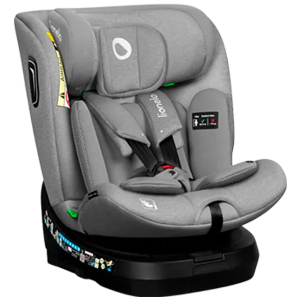 Детское автокресло Lionelo Brave  0 месяцев - 12 лет / 36 кг / Серый photo 3 Детское автокресло Lionelo Brave  0 месяцев - 12 лет / 36 кг / Серый photo 3