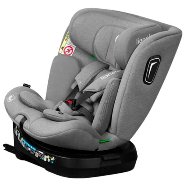Детское автокресло Lionelo Brave  0 месяцев - 12 лет / 36 кг / Серый photo 4 Детское автокресло Lionelo Brave  0 месяцев - 12 лет / 36 кг / Серый photo 4