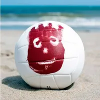 Minge pentru volei Wilson Cast Away WTH4615XDEF Piele artificială / Amator photo 2