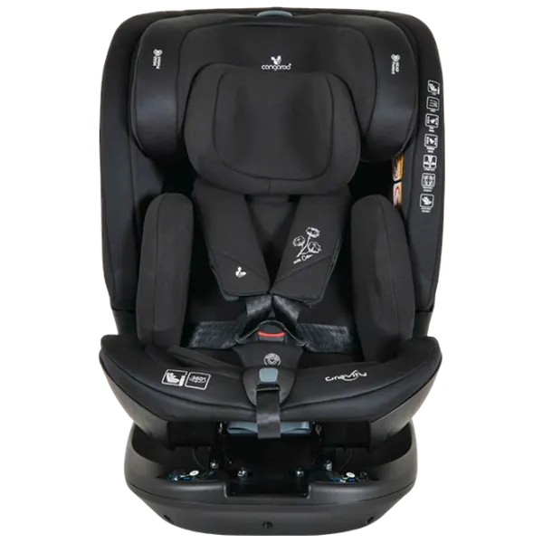 Scaun auto Moni Gravity  0 luni - 12 ani / 36 kg / Black photo 5 Scaun auto Moni Gravity  0 luni - 12 ani / 36 kg / Black photo 5