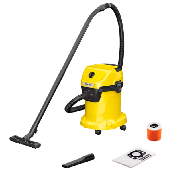 Промышленный пылесос KARCHER WD 3 V-17/4/20 + Фильтр 2.863-314.0  / Желтый photo 1