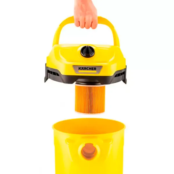 Промышленный пылесос KARCHER WD 3 V-17/4/20 + Фильтр 2.863-314.0  / Желтый photo 6