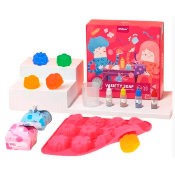 Set de creație Mideer Discovery Variety Soap 10566 6+ / Multicolor Pink photo 6