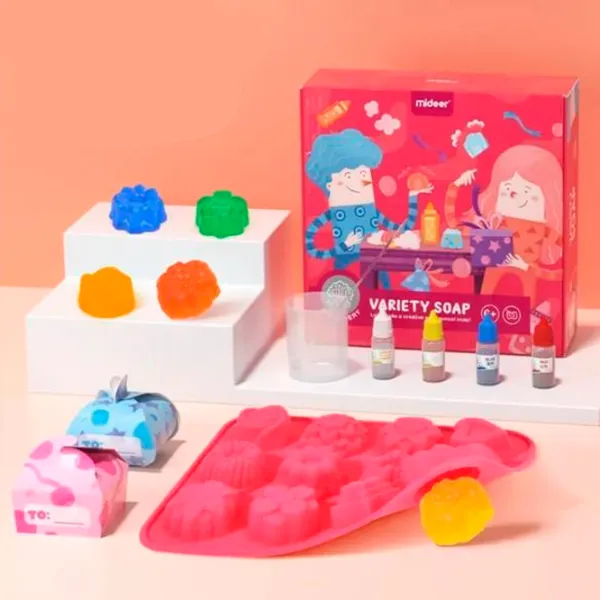 Set de creație Mideer Discovery Variety Soap 10566 6+ / Multicolor Pink photo 7