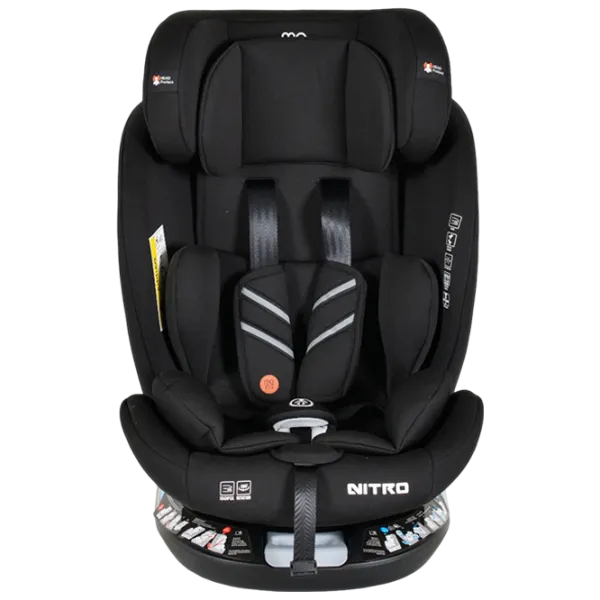 Детское автокресло Moni Nitro 0 месяцев - 12 лет / 36 кг / Черный photo 4 Детское автокресло Moni Nitro 0 месяцев - 12 лет / 36 кг / Черный photo 4