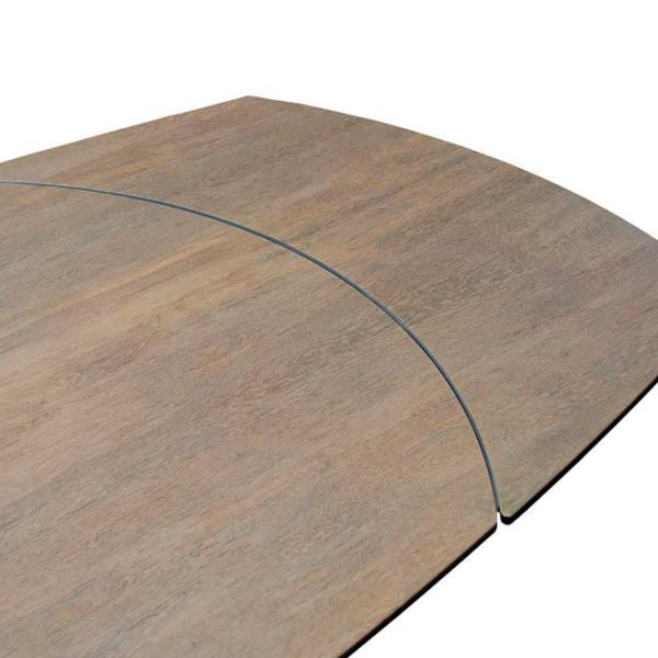 Masă de bucătărie extensibilă Deco Esa Wooden Glass Sticlă/ Brown photo 5 Masă de bucătărie extensibilă Deco Esa Wooden Glass Sticlă/ Brown photo 5