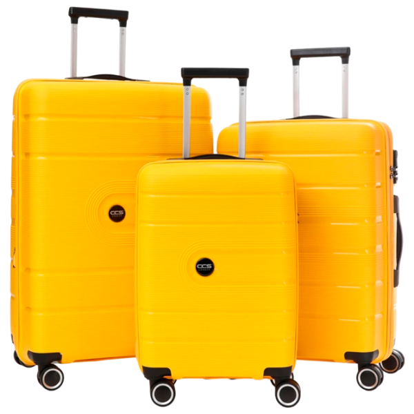 Valiză CCS 5241 105l/ Yellow photo 1
