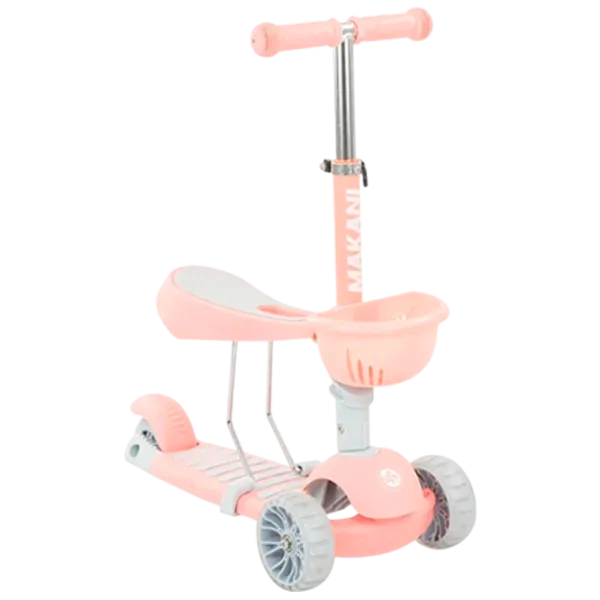 Детский трёхколёсный самокат Kikka Boo Bon Bon 3 in 1 (3801006010942) 50 кг/ Розовый photo 1 Детский трёхколёсный самокат Kikka Boo Bon Bon 3 in 1 (3801006010942) 50 кг/ Розовый photo 1