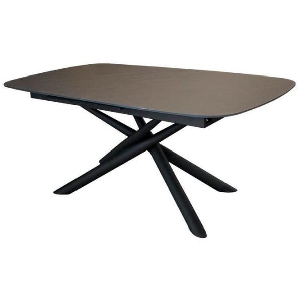 Masă de bucătărie extensibilă Deco Velma Sticlă/ Gray photo 1