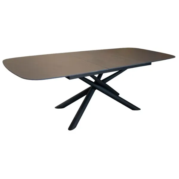 Masă de bucătărie extensibilă Deco Velma Sticlă/ Gray photo 2