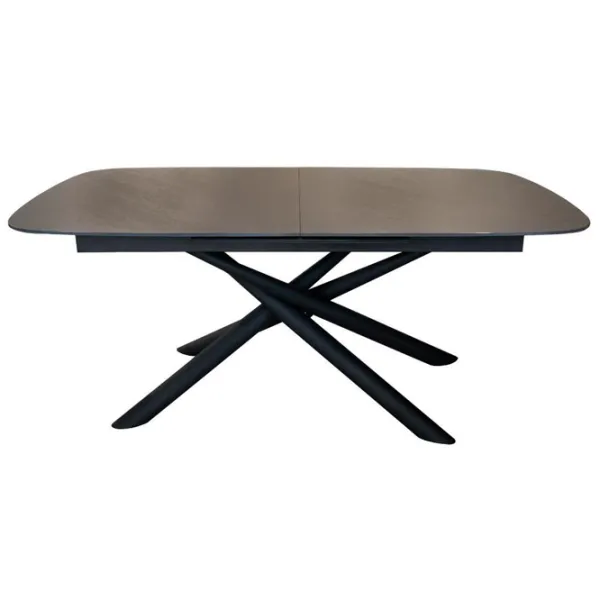 Masă de bucătărie extensibilă Deco Velma Sticlă/ Gray photo 3