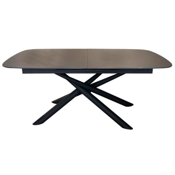 Masă de bucătărie extensibilă Deco Velma Sticlă/ Gray photo 3