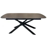 Masă de bucătărie extensibilă Deco Velma Sticlă/ Gray photo 3
