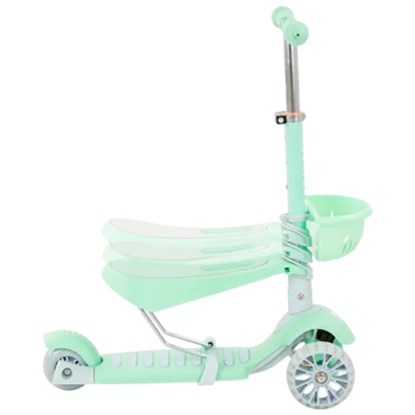 Детский трёхколёсный самокат Kikka Boo Bon Bon 3 in 1 (3801006010959) 50 кг/ Мятный photo 5 Детский трёхколёсный самокат Kikka Boo Bon Bon 3 in 1 (3801006010959) 50 кг/ Мятный photo 5