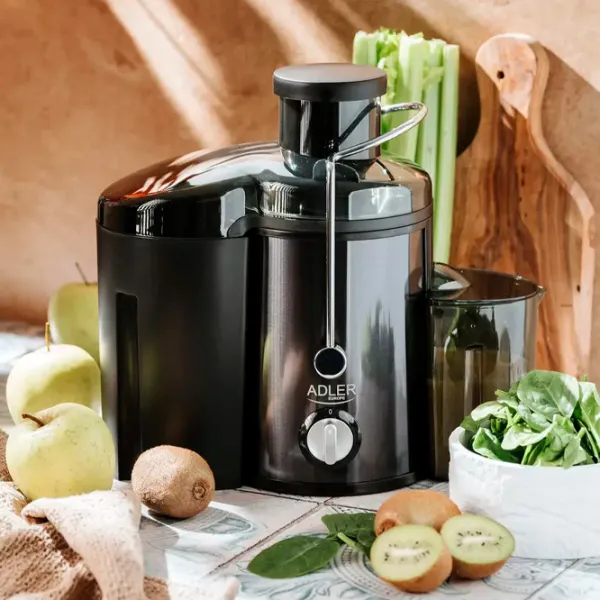 Storcator de fructe Adler AD-4132 Centrifugă / 800 W / Transparent Black photo 8