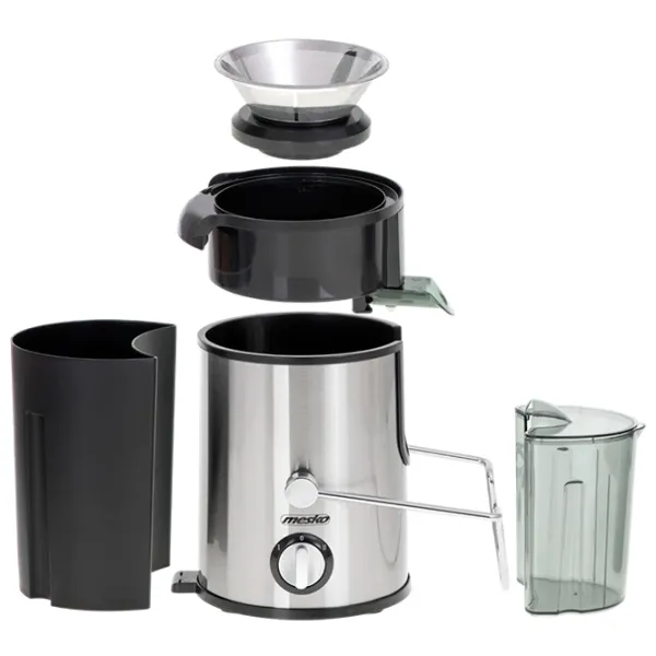 Storcator de fructe Mesko MS-4126 Centrifugă / 600 W / Black Silver photo 6