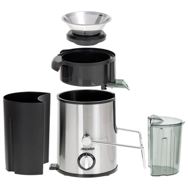 Storcator de fructe Mesko MS-4126 Centrifugă / 600 W / Black Silver photo 6