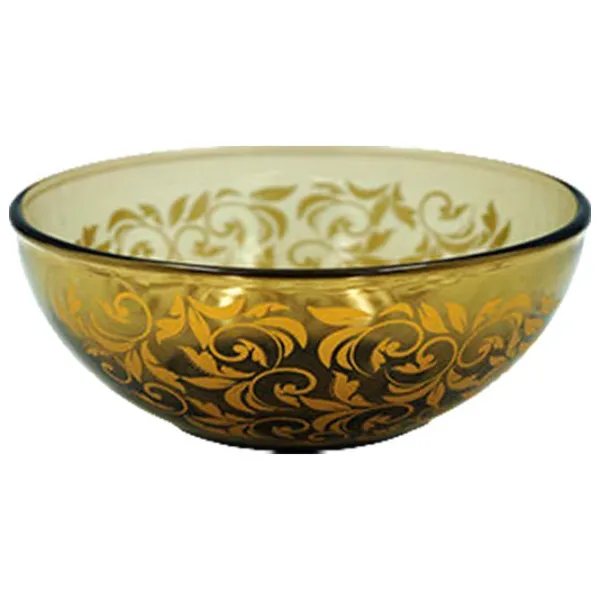 Salatieră Glass Ink Verso Design "Hohloma/Monogram" 13 cm / $[specificaţii.value.131] photo 1