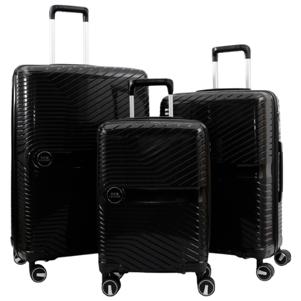 Чемодан CCS 5239 Set 105л/ Черный photo 1