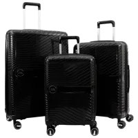 Valiză CCS 5239 Set 105l/ Black