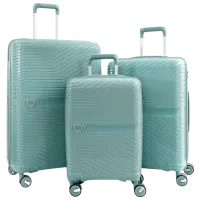 Чемодан CCS 5239 Set 105л/ Синий