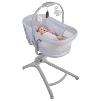 Детская кровать Chicco Baby Hug Air 0 месяцев - 3 года / Stone photo 2