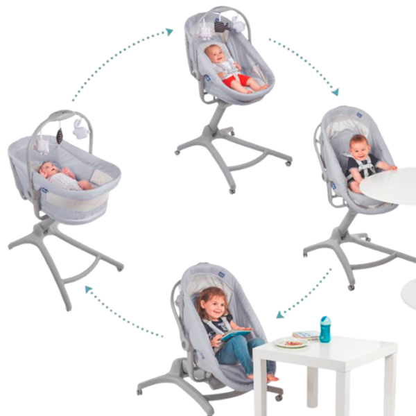 Pat pentru copii Chicco Baby Hug Air 0 luni - 3 ani / Stone photo 5 Pat pentru copii Chicco Baby Hug Air 0 luni - 3 ani / Stone photo 5