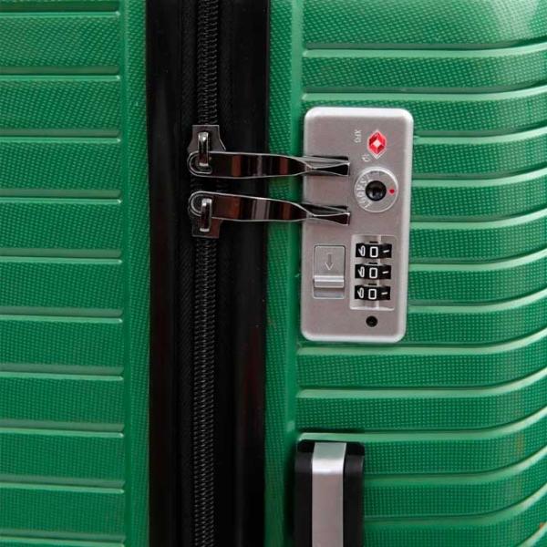 Чемодан CCS 5239 Set 105л/ Metalic Зеленый photo 6 Чемодан CCS 5239 Set 105л/ Metalic Зеленый photo 6