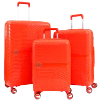 Valiză CCS 5239 Set 105l/ Orange