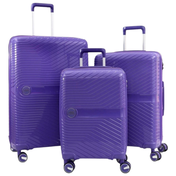 Valiză CCS 5239 Set 105l/ Purple photo 1