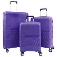 Valiză CCS 5239 Set 105l/ Purple