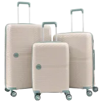 Чемодан CCS 5239 Set 105 л/ Синий Белый