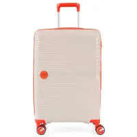 Чемодан CCS 5239 Set 105л/ Оранжевый Белый photo 3