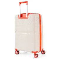 Чемодан CCS 5239 Set 105л/ Оранжевый Белый photo 5