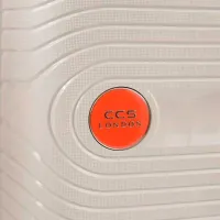 Чемодан CCS 5239 Set 105л/ Оранжевый Белый photo 8