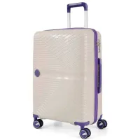 Valiză CCS 5239 Set 105 l/ Purple White photo 3