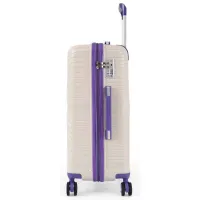 Valiză CCS 5239 Set 105 l/ Purple White photo 5