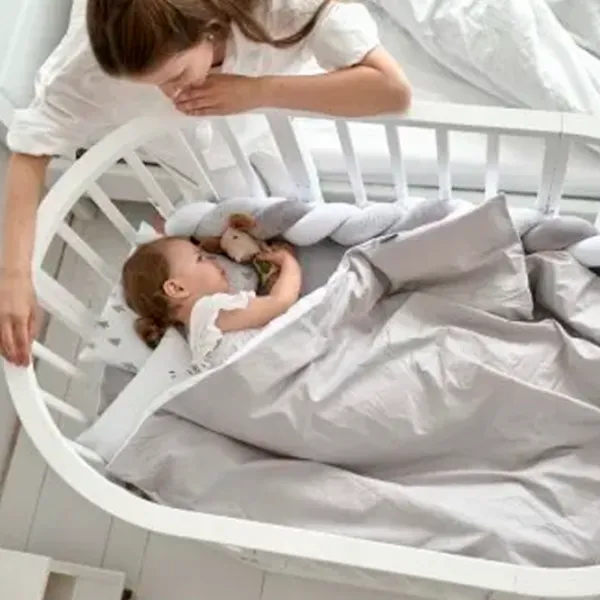 Детская кровать Kuzya Солнце  0 месяцев - 5 лет / Слоновая кость photo 3