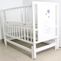 Детская кровать Kuzea Медведь 0 месяцев - 5 лет / Белый