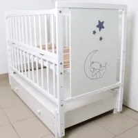 Детская кровать Kuzea Медведь 0 месяцев - 5 лет / Белый