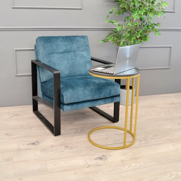 Măsuță pentru laptop Deco Notebook Rondo Golden / PAL photo 2